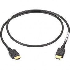 Black Box HDMI to HDMI Cable, M/M, PVC, 2-m (6.5-ft.) - 6.56 ft HDMI A/V Cable for Audio/Video Device, TV, Satellite Receiver - First End: 1 x HDMI Male Digital Audio/Video - Second End: 1 x HDMI Male Digital Audio/Video - Shielding - Gold Plated Contact 