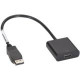Black Box DisplayPort Adapter, 32 AWG, DisplayPort Male to HDMI Female - 1 ft DisplayPort/HDMI A/V Cable for Audio/Video Device - First End: 1 x DisplayPort Male Digital Audio/Video - Second End: 1 x HDMI Female Digital Audio/Video - Shielding - Black - R