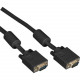 Black Box VGA Video Cable with Ferrite Core, Black, Male/Male, 20-ft. (6.0-m) - 20 ft VGA Video Cable for Video Device, Monitor - First End: 1 x HD-15 Male VGA - Second End: 1 x HD-15 Male VGA - Shielding - Black EVNPS06B-0020-MM