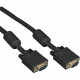 Black Box VGA Video Cable with Ferrite Core, Black, Male/Male, 25-ft. (7.6-m) - 25 ft VGA Video Cable for Video Device, Monitor - First End: 1 x HD-15 Male VGA - Second End: 1 x HD-15 Male VGA - Shielding - Black EVNPS06B-0025-MM