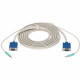 Black Box Premium VGA Cable with Audio - HD-15 Male VGA, Mini-phone Male Stereo - HD-15 Male VGA, Mini-phone Male Stereo - 5ft - Gray EVNPS09-0005