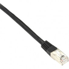 Black Box Cat.5e SSTP Network Cable - 9.84 ft Category 5e Network Cable for Network Device - First End: 1 x RJ-45 Male Network - Second End: 1 x RJ-45 Male Network - 128 MB/s - Shielding - Black EVNSL0172BK-0010