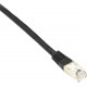 Black Box Cat.5e SSTP Network Cable - 6 ft Category 5e Network Cable for Network Device - First End: 1 x RJ-45 Male Network - Second End: 1 x RJ-45 Male Network - Patch Cable - Shielding - Black EVNSL0172BK-0006