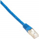 Black Box Cat.5e SSTP Network Cable - 11.81" Category 5e Network Cable for Network Device - First End: 1 x RJ-45 Male Network - Second End: 1 x RJ-45 Male Network - 128 MB/s - Shielding - Blue EVNSL0172BL-0001
