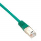 Black Box Cat.5e SSTP Network Cable - 11.81" Category 5e Network Cable for Network Device - First End: 1 x RJ-45 Male Network - Second End: 1 x RJ-45 Male Network - 128 MB/s - Shielding - Green EVNSL0172GN-0001
