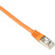 Black Box Cat.5e SSTP Network Cable - 24.93 ft Category 5e Network Cable for Network Device - First End: 1 x RJ-45 Male Network - Second End: 1 x RJ-45 Male Network - 128 MB/s - Shielding - Orange EVNSL0172OR-0025