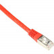 Black Box Cat.5e SSTP Network Cable - 6 ft Category 5e Network Cable for Network Device - First End: 1 x RJ-45 Male Network - Second End: 1 x RJ-45 Male Network - Patch Cable - Shielding - Red EVNSL0172RD-0006