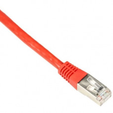 Black Box Cat5e 100-MHz Shielded, Stranded PVC Cable, (SSTP PIMF), PVC, Red, 5-ft. (0.9-m) - 2.95 ft Category 5e Network Cable for Network Device - First End: 1 x RJ-45 Male Network - Second End: 1 x RJ-45 Male Network - 1 Gbit/s - Shielding - 26 AWG - Re