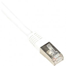 Black Box Cat.5e SSTP Network Cable - 5.91 ft Category 5e Network Cable for Network Device - First End: 1 x RJ-45 Male Network - Second End: 1 x RJ-45 Male Network - 128 MB/s - Shielding - White EVNSL0172WH-0006