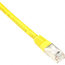 Black Box Cat.5e SSTP Network Cable - 6.89 ft Category 5e Network Cable for Network Device - First End: 1 x RJ-45 Male Network - Second End: 1 x RJ-45 Male Network - 128 MB/s - Shielding - Yellow EVNSL0172YL-0007