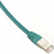 Black Box Cat.5e Patch Network Cable - 30 ft Category 5e Network Cable for Network Device, Audio/Video Device - First End: 1 x RJ-45 Male Network - Second End: 1 x RJ-45 Male Network - Patch Cable - Shielding - Green EVNSL0173GN-0030