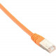 Black Box Cat.5e FTP Network Cable - 9.84 ft Category 5e Network Cable for Network Device - First End: 1 x RJ-45 Male Network - Second End: 1 x RJ-45 Male Network - Shielding - Orange EVNSL0173OR-0010
