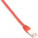 Black Box Cat.5e FTP Network Cable - 11.81" Category 5e Network Cable for Network Device - First End: 1 x RJ-45 Male Network - Second End: 1 x RJ-45 Male Network - Shielding - Red EVNSL0173RD-0001