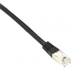 Black Box Cat6 250-MHz Shielded, Stranded Cable SSTP (PIMF), PVC, Black, 1-ft. (0.3-m) - 11.81" Category 6 Network Cable for Network Device - First End: 1 x RJ-45 Male Network - Second End: 1 x RJ-45 Male Network - 128 MB/s - Shielding - Black EVNSL0