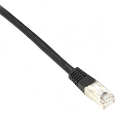 Black Box Cat6 250-MHz Shielded, Stranded Cable SSTP (PIMF), PVC, Black, 2-ft. (0.6-m) - 1.97 ft Category 6 Network Cable for Network Device - First End: 1 x RJ-45 Male Network - Second End: 1 x RJ-45 Male Network - 128 MB/s - Shielding - Black EVNSL0272B