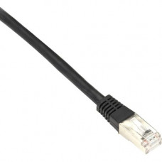 Black Box Cat6 250-MHz Shielded, Stranded Cable SSTP (PIMF), PVC, Black, 3-ft. (0.9-m) - 2.95 ft Category 6 Network Cable for Network Device - First End: 1 x RJ-45 Male Network - Second End: 1 x RJ-45 Male Network - 128 MB/s - Shielding - Black EVNSL0272B