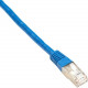 Black Box Cat6 250-MHz Shielded, Stranded Cable SSTP (PIMF), PVC, Blue, 1-ft. (0.3-m) - 11.81" Category 6 Network Cable for Network Device - First End: 1 x RJ-45 Male Network - Second End: 1 x RJ-45 Male Network - 128 MB/s - Shielding - Blue EVNSL027