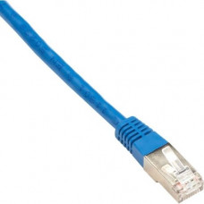 Black Box CAT6 250-MHz Shielded, Stranded Cable SSTP (PIMF), PVC, Blue, 3-ft. (0.9-m) - 3 ft Category 6 Network Cable for Network Device - First End: 1 x RJ-45 Male Network - Second End: 1 x RJ-45 Male Network - Patch Cable - Shielding - Blue EVNSL0272BL-