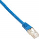 Black Box CAT6 250-MHz Shielded, Stranded Cable SSTP (PIMF), PVC, Blue, 3-ft. (0.9-m) - 3 ft Category 6 Network Cable for Network Device - First End: 1 x RJ-45 Male Network - Second End: 1 x RJ-45 Male Network - Patch Cable - Shielding - Blue EVNSL0272BL-