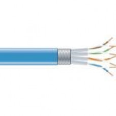 Black Box Cat.6 SSTP Network Cable - 1000 ft Category 6 Network Cable for Network Device - Bare Wire - Bare Wire - Shielding - Blue - TAA Compliance EVNSL0272BL-1000