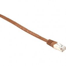 Black Box Cat6 250-MHz Shielded, Stranded Cable SSTP (PIMF), PVC, Brown, 1-ft. (0.3-m) - 11.81" Category 6 Network Cable for Network Device - First End: 1 x RJ-45 Male Network - Second End: 1 x RJ-45 Male Network - 128 MB/s - Shielding - Brown EVNSL0