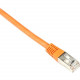 Black Box Cat6 250-MHz Shielded, Stranded Cable SSTP (PIMF), PVC, Orange, 3-ft. (0.9-m) - 2.95 ft Category 6 Network Cable for Network Device - First End: 1 x RJ-45 Male Network - Second End: 1 x RJ-45 Male Network - 128 MB/s - Shielding - Orange EVNSL027