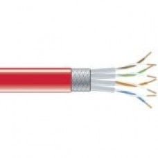 Black Box Cat.6 SSTP Network Cable - 1000 ft Category 6 Network Cable for Network Device - Bare Wire - Bare Wire - Shielding - Red EVNSL0272RD-1000