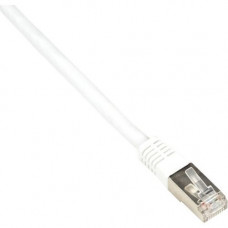 Black Box Cat6 250-MHz Shielded, Stranded Cable SSTP (PIMF), PVC, White, 1-ft. (0.3-m) - 11.81" Category 6 Network Cable for Network Device - First End: 1 x RJ-45 Male Network - Second End: 1 x RJ-45 Male Network - 128 MB/s - Shielding - White EVNSL0