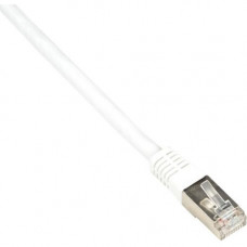 Black Box Cat6 250-MHz Shielded, Stranded Cable SSTP (PIMF), PVC, White, 15-ft. (4.5-m) - 14.76 ft Category 6 Network Cable for Network Device - First End: 1 x RJ-45 Male Network - Second End: 1 x RJ-45 Male Network - 128 MB/s - Shielding - White EVNSL027