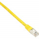 Black Box Cat6 250-MHz Shielded, Stranded Cable SSTP (PIMF), PVC, Yellow, 3-ft. (0.9-m) - 2.95 ft Category 6 Network Cable for Network Device - First End: 1 x RJ-45 Male Network - Second End: 1 x RJ-45 Male Network - 128 MB/s - Shielding - Yellow EVNSL027