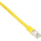 Black Box Cat6 250-MHz Shielded, Stranded Cable SSTP (PIMF), PVC, Yellow, 25-ft. (7.6-m) - 24.93 ft Category 6 Network Cable for Network Device - First End: 1 x RJ-45 Male Network - Second End: 1 x RJ-45 Male Network - 128 MB/s - Shielding - Yellow EVNSL0