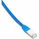 Black Box Cat6 400-MHz, Shielded, Solid Backbone Cable (FTP), Plenum, Blue, 3-ft. (0.9-m) - 2.95 ft Category 6 Network Cable for Network Device - First End: 1 x RJ-45 Male Network - Second End: 1 x RJ-45 Male Network - Shielding - Blue EVNSL0273BL-0003