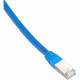 Black Box Cat6 400-MHz, Shielded, Solid Backbone Cable (FTP), Plenum, Blue, 7-ft. (2.1-m) - 6.89 ft Category 6 Network Cable for Network Device - First End: 1 x RJ-45 Male Network - Second End: 1 x RJ-45 Male Network - Shielding - Blue EVNSL0273BL-0007