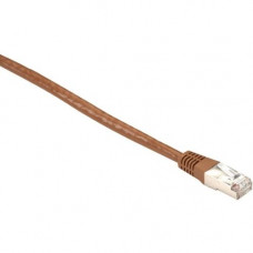 Black Box Cat.6 FTP Network Cable - 19.69 ft Category 6 Network Cable for Network Device - First End: 1 x RJ-45 Male Network - Second End: 1 x RJ-45 Male Network - Shielding - Brown EVNSL0273BR-0020