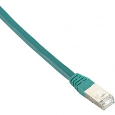 Black Box Cat6 400-MHz, Shielded, Solid Backbone Cable (FTP), Plenum, Green, 6-ft. (1.8-m) - 5.91 ft Category 6 Network Cable for Network Device - First End: 1 x RJ-45 Male Network - Second End: 1 x RJ-45 Male Network - Shielding - 24 AWG - Green EVNSL027