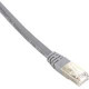 Black Box Cat6 400-MHz, Shielded, Solid Backbone Cable (FTP), Plenum, Gray, 5-ft. (1.5-m) - 4.92 ft Category 6 Network Cable for Network Device - First End: 1 x RJ-45 Male Network - Second End: 1 x RJ-45 Male Network - Shielding - Gray EVNSL0273GY-0005