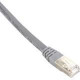 Black Box Cat6 400-MHz, Shielded, Solid Backbone Cable (FTP), Plenum, Gray, 6-ft. (1.8-m) - 5.91 ft Category 6 Network Cable for Network Device - First End: 1 x RJ-45 Male Network - Second End: 1 x RJ-45 Male Network - Shielding - Gray EVNSL0273GY-0006
