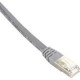 Black Box Cat6 400-MHz, Shielded, Solid Backbone Cable (FTP), Plenum, Gray, 10-ft. (3.0-m) - 9.84 ft Category 6 Network Cable for Network Device - First End: 1 x RJ-45 Male Network - Second End: 1 x RJ-45 Male Network - Shielding - 24 AWG - Gray EVNSL0273