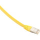 Black Box Cat.6 FTP Network Cable - 11.81" Category 6 Network Cable for Network Device - First End: 1 x RJ-45 Male Network - Second End: 1 x RJ-45 Male Network - Shielding - Yellow EVNSL0273YL-0001