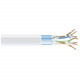 Black Box Cat.5e STP Network Cable - 1000 ft Category 5e Network Cable for Network Device - Bare Wire - Bare Wire - Shielding - White EVNSL0505A-1000