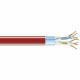 Black Box Cat.5e STP Network Cable - 1000 ft Category 5e Network Cable for Network Device - Bare Wire - Bare Wire - Shielding - Red - TAA Compliance EVNSL0506A-1000
