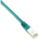 Black Box Cat5e 350-MHz, Shielded, Solid Backbone Cable (FTP), PVC, Green, 1-ft. (0.3-m) - 11.81" Category 5e Network Cable for Network Device - First End: 1 x RJ-45 Male Network - Second End: 1 x RJ-45 Male Network - Shielding - Green EVNSL0507MS-00