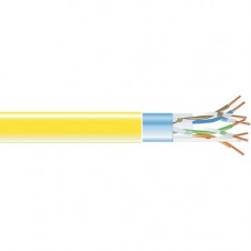 Black Box Cat.5e F/UTP Network Cable - 1000 ft Category 5e Network Cable for Network Device - Bare Wire - Bare Wire - Shielding - CMP, Plenum - Yellow - TAA Compliant EVNSL0514A-1000-R2