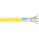 Black Box Cat.5e F/UTP Network Cable - 1000 ft Category 5e Network Cable for Network Device - Bare Wire - Bare Wire - Shielding - CMP, Plenum - Yellow - TAA Compliant EVNSL0514A-1000-R2