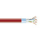 Black Box Cat.5e STP Bulk Cable - Bare Wire - Bare Wire - 1000ft - Red - TAA Compliance EVNSL0516A-1000