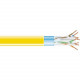 Black Box Cat.6 STP Cable - Bare Wire - Bare Wire - 1000ft - Yellow - RoHS, TAA Compliance EVNSL0604A-1000