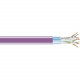 Black Box Cat.6 UTP Network Cable - 1000 ft Category 6 Network Cable for Network Device - Bare Wire - Bare Wire - Shielding - Violet - TAA Compliance EVNSL0609A-1000