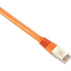 Black Box GigaTrue Cat.6 F/UTP Patch Network Cable - 25 ft Category 6 Network Cable for Network Device - First End: 1 x RJ-45 Male Network - Second End: 1 x RJ-45 Male Network - Patch Cable - Shielding - Orange EVNSL0610MS-0025