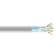 Black Box Cat.6 STP Bulk Cable - Bare Wire - Bare Wire - 1000ft - Gray - RoHS, TAA Compliance EVNSL0612A-1000