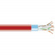Black Box Cat.6 STP Bulk Cable - Bare Wire - Bare Wire - 1000ft - Red - RoHS, TAA Compliance EVNSL0616A-1000